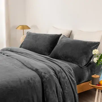 thermal microplush sheet set single charcoal thermal microplush sheet set single charcoal