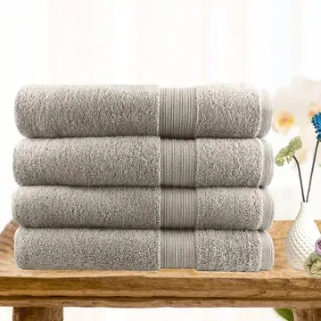 4 piece ultra light cotton bath towels in beige 4 piece ultra light cotton bath towels in beige