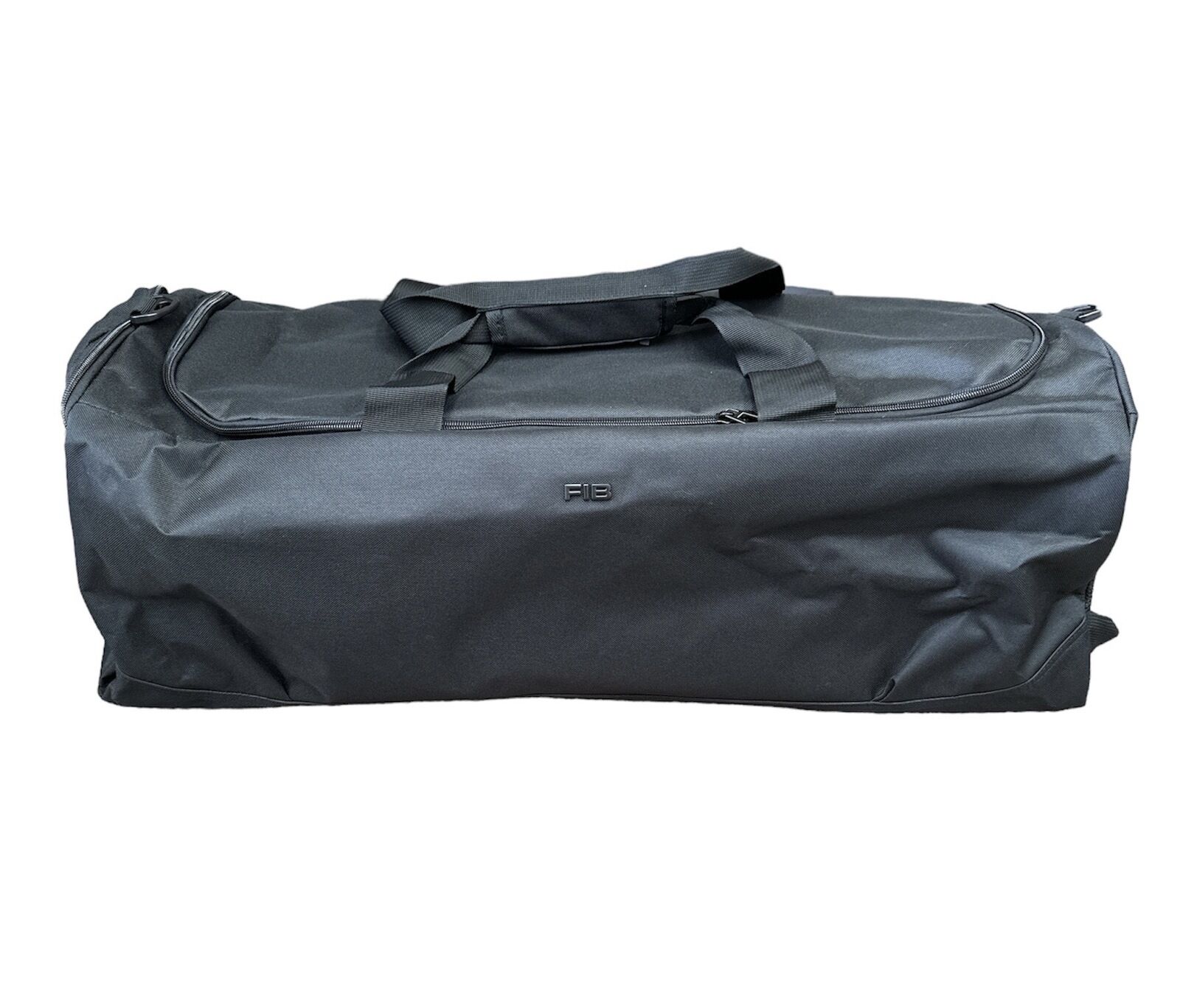 60L FIB Sports Duffle Bag Duffel Gym Canvas Travel Foldable - Black 60L FIB Sports Duffle Bag Duffel Gym Canvas Travel Foldable - Black