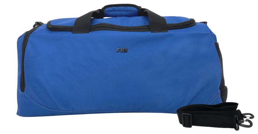 60L FIB Sports Duffle Bag Duffel Gym Canvas Travel Foldable - Blue 60L FIB Sports Duffle Bag Duffel Gym Canvas Travel Foldable - Blue