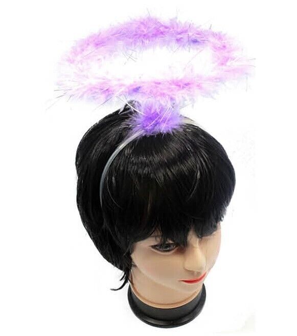 ANGEL HEADBAND Fairy Halo Hair Hoop Costume Dress Up Party - Violet Purple ANGEL HEADBAND Fairy Halo Hair Hoop Costume Dress Up Party - Violet Purple