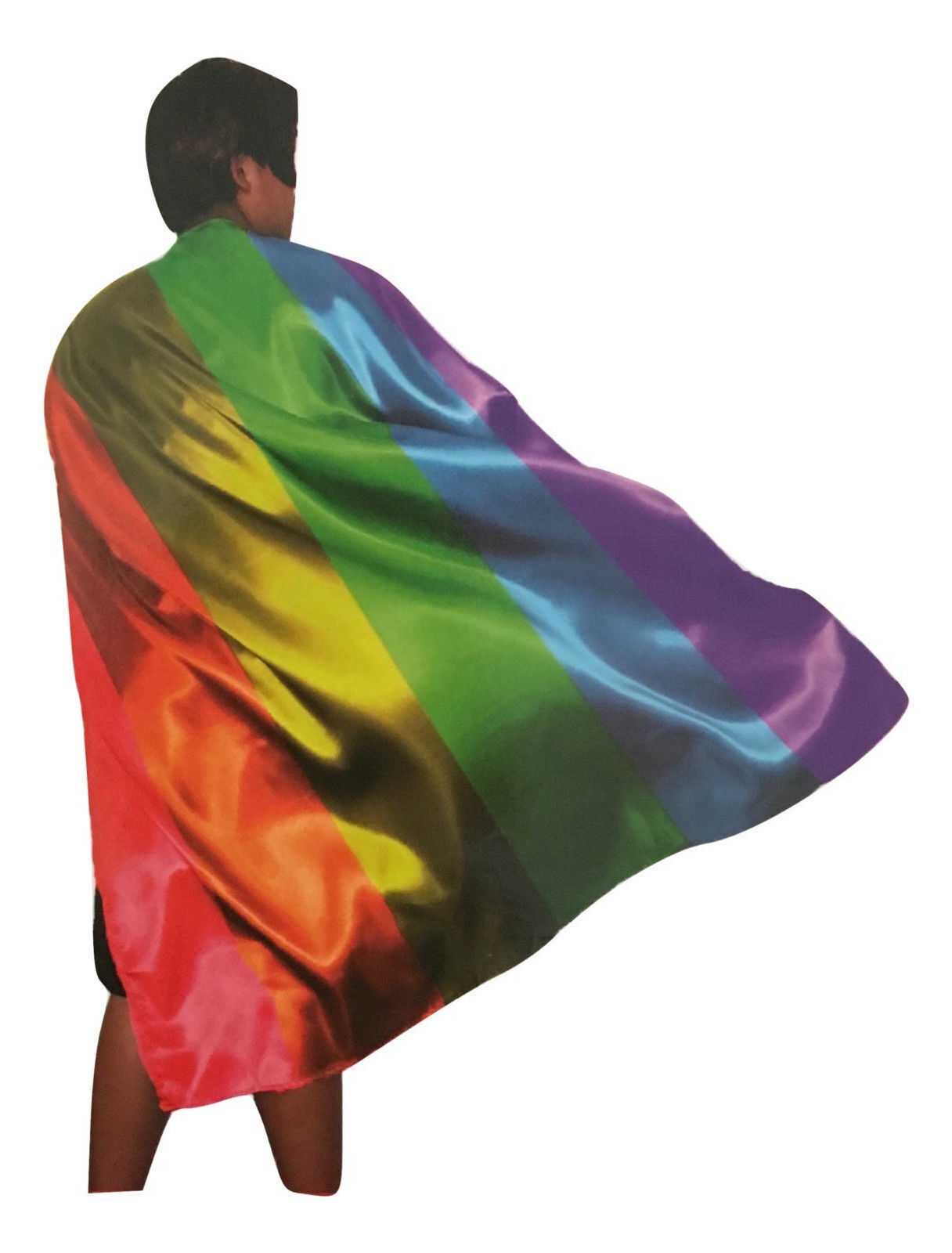 140cm DELUXE RAINBOW CAPE Party Fancy Dress Costume Adult Size 140cm DELUXE RAINBOW CAPE Party Fancy Dress Costume Adult Size