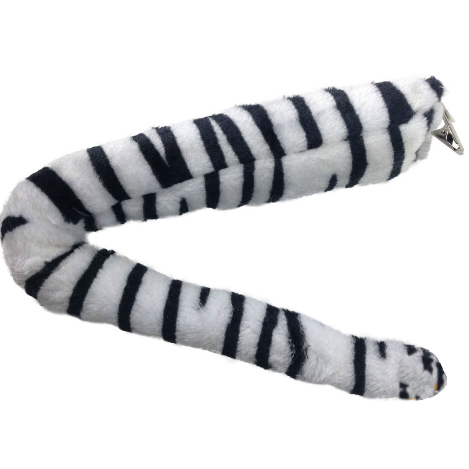 ANIMAL TAIL Costume Halloween Fancy Dress Clip-On Cosplay Horse - Zebra ANIMAL TAIL Costume Halloween Fancy Dress Clip-On Cosplay Horse - Zebra