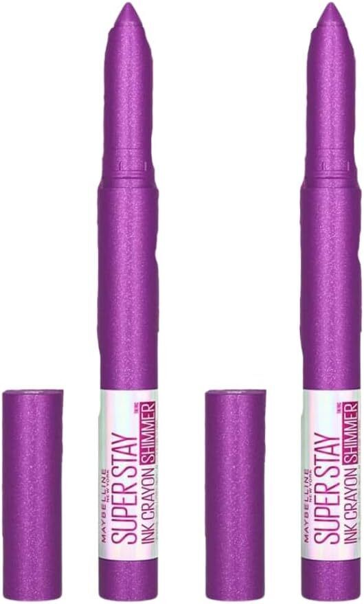 2x Maybelline New York Superstay Ink Longwear Crayon Lipstick - Throw a Party 170 2x Maybelline New York Superstay Ink Longwear Crayon Lipstick - Throw a Party 170