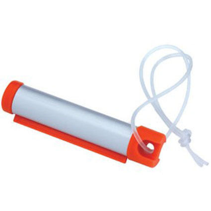 6x Funky Luggage Cylinder Tag Rollout Label for Address Details - Silver/Orange 6x Funky Luggage Cylinder Tag Rollout Label for Address Details - Silver/Orange