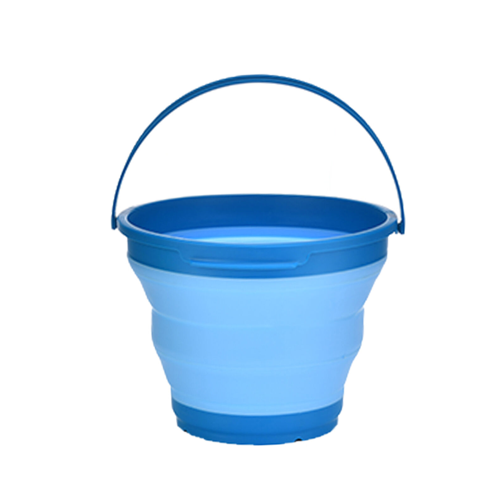 7 Litre Foldable Collapsible Silicone Bucket for Home/Hiking/Camping/Fishing - Blue 7 Litre Foldable Collapsible Silicone Bucket for Home/Hiking/Camping/Fishing - Blue