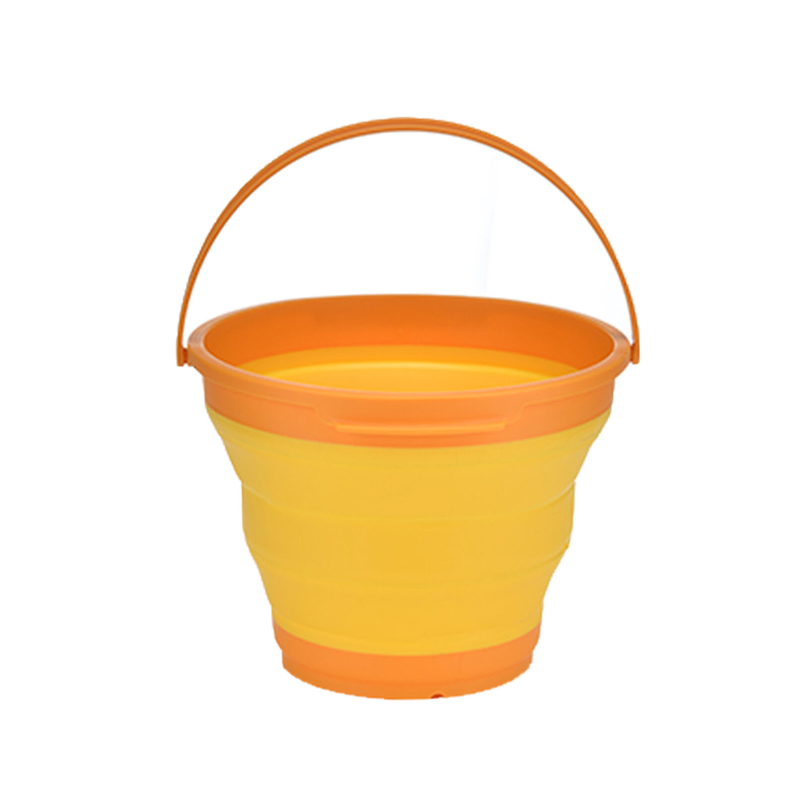 7 Litre Foldable Collapsible Silicone Bucket for Home/Hiking/Camping/Fishing - Orange 7 Litre Foldable Collapsible Silicone Bucket for Home/Hiking/Camping/Fishing - Orange