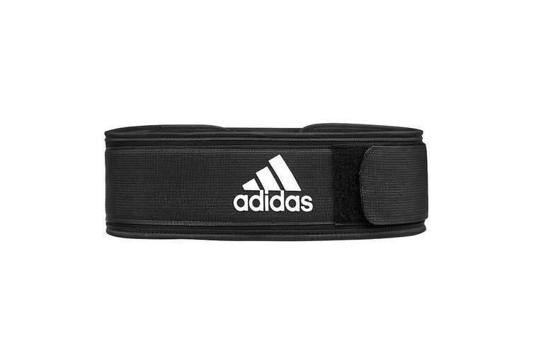 Adidas Weight Lifting Belt Back Support Gym Training Body Building Small - Black Adidas Weight Lifting Belt Back Support Gym Training Body Building Small - Black