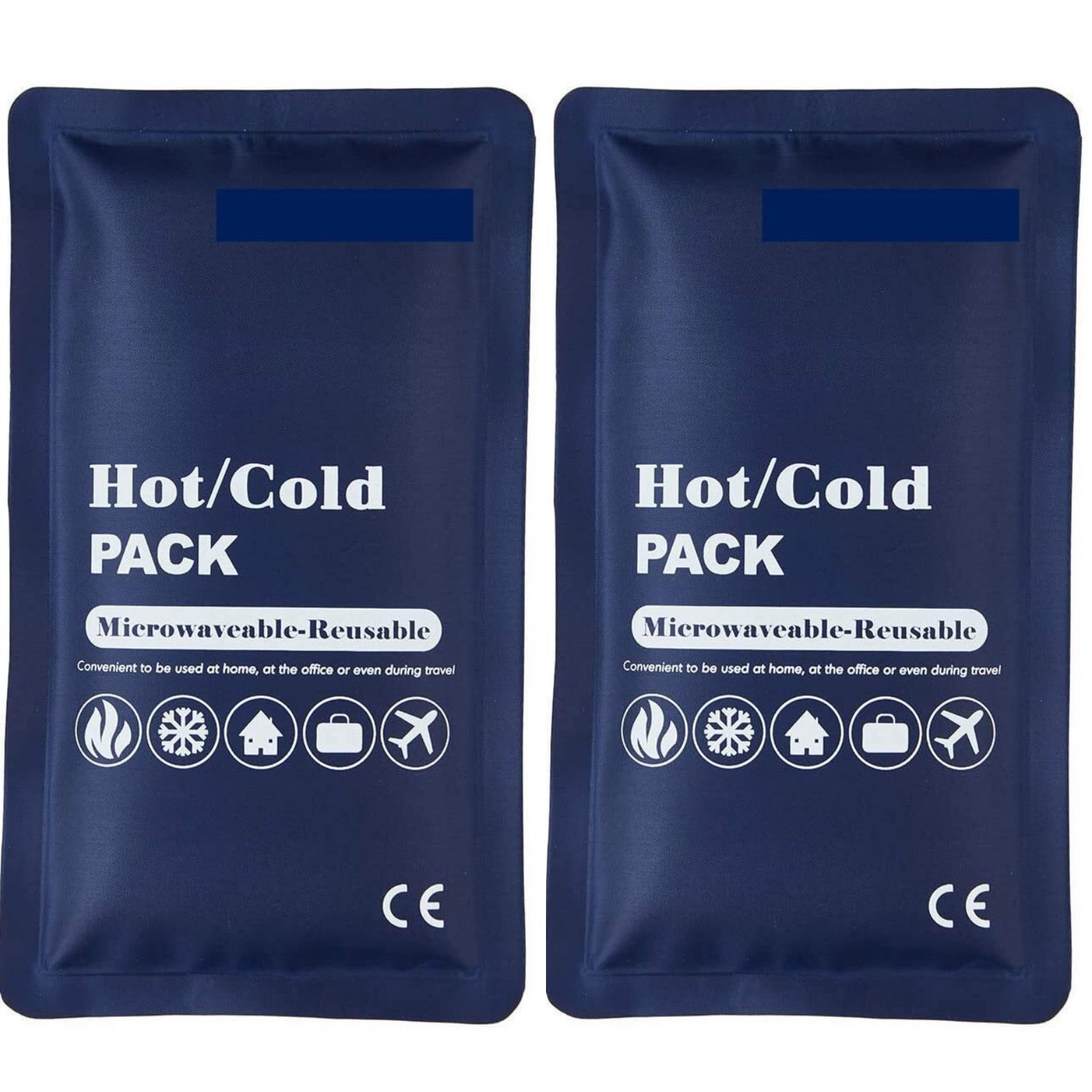 2x HOT COLD PACK First Aid Reusable Ice Heat Gel Packs Microwaveable Relief 2x HOT COLD PACK First Aid Reusable Ice Heat Gel Packs Microwaveable Relief