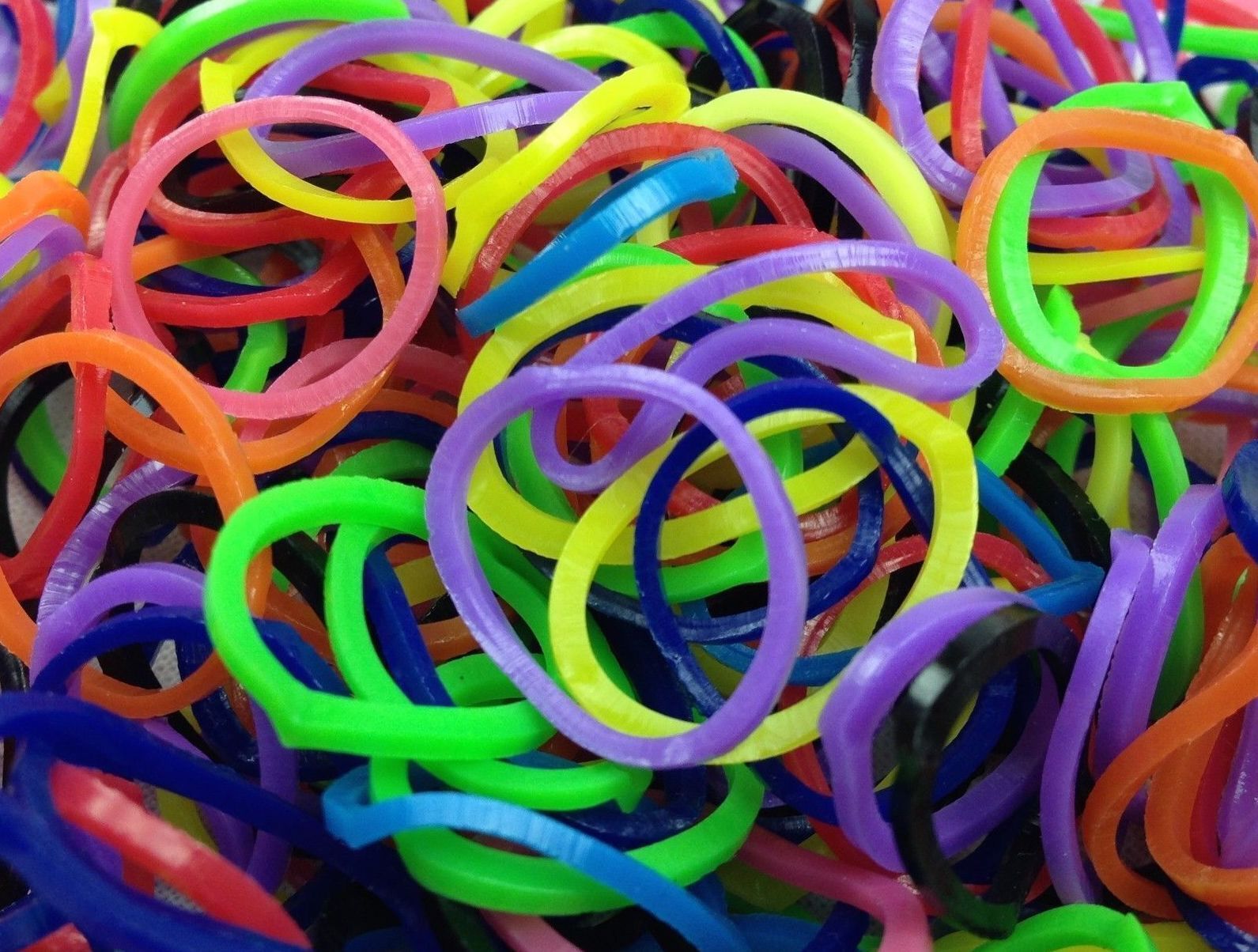 4800 LOOM BANDS Rubber Refill Kit DIY Magical Bracelet 192 S Clips 16 Hooks BULK - Rainbow 4800 LOOM BANDS Rubber Refill Kit DIY Magical Bracelet 192 S Clips 16 Hooks BULK - Rainbow
