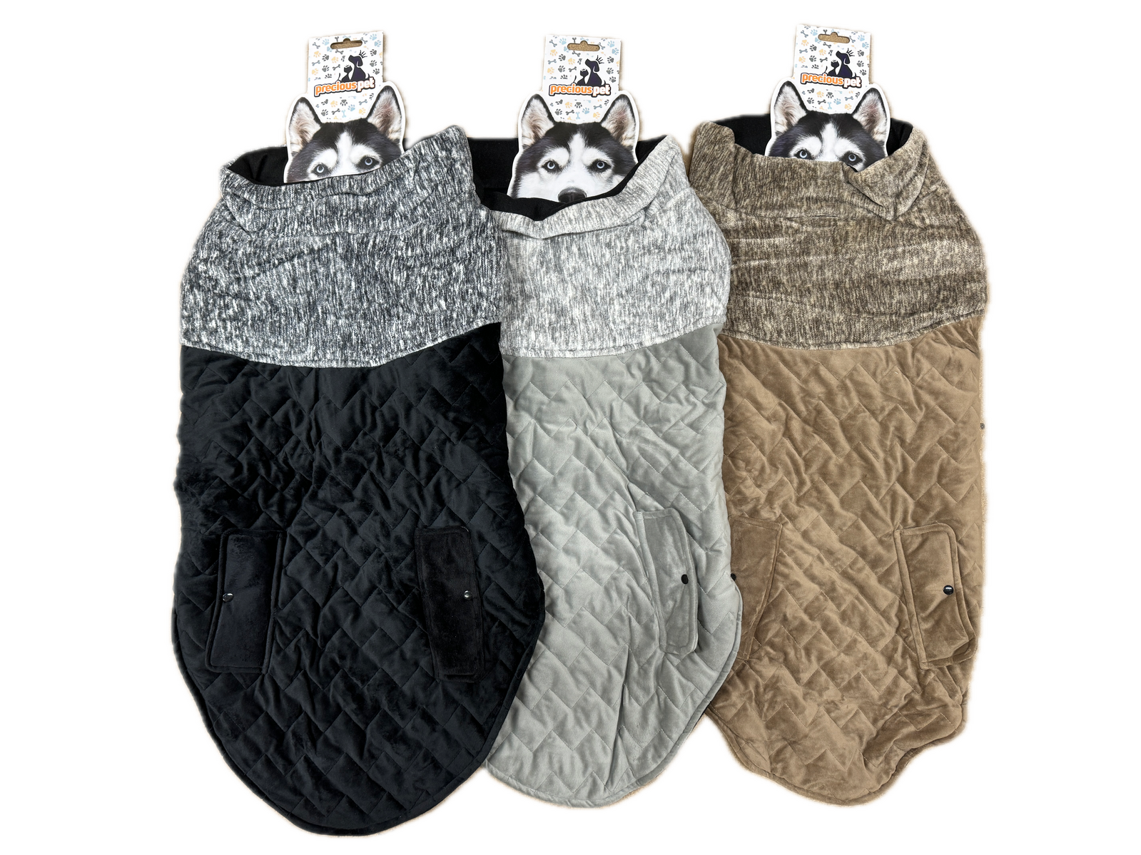 80cm Quilted Dog Jacket Coat Warm Winter Pet Clothes Vest Padded Windbreaker 80cm Quilted Dog Jacket Coat Warm Winter Pet Clothes Vest Padded Windbreaker