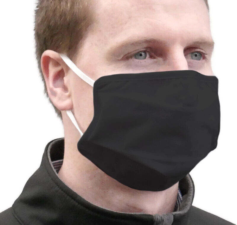 6x Tigerplast Fabric Face Mask Washable Reusable Mask Protect Cover - Black 6x Tigerplast Fabric Face Mask Washable Reusable Mask Protect Cover - Black