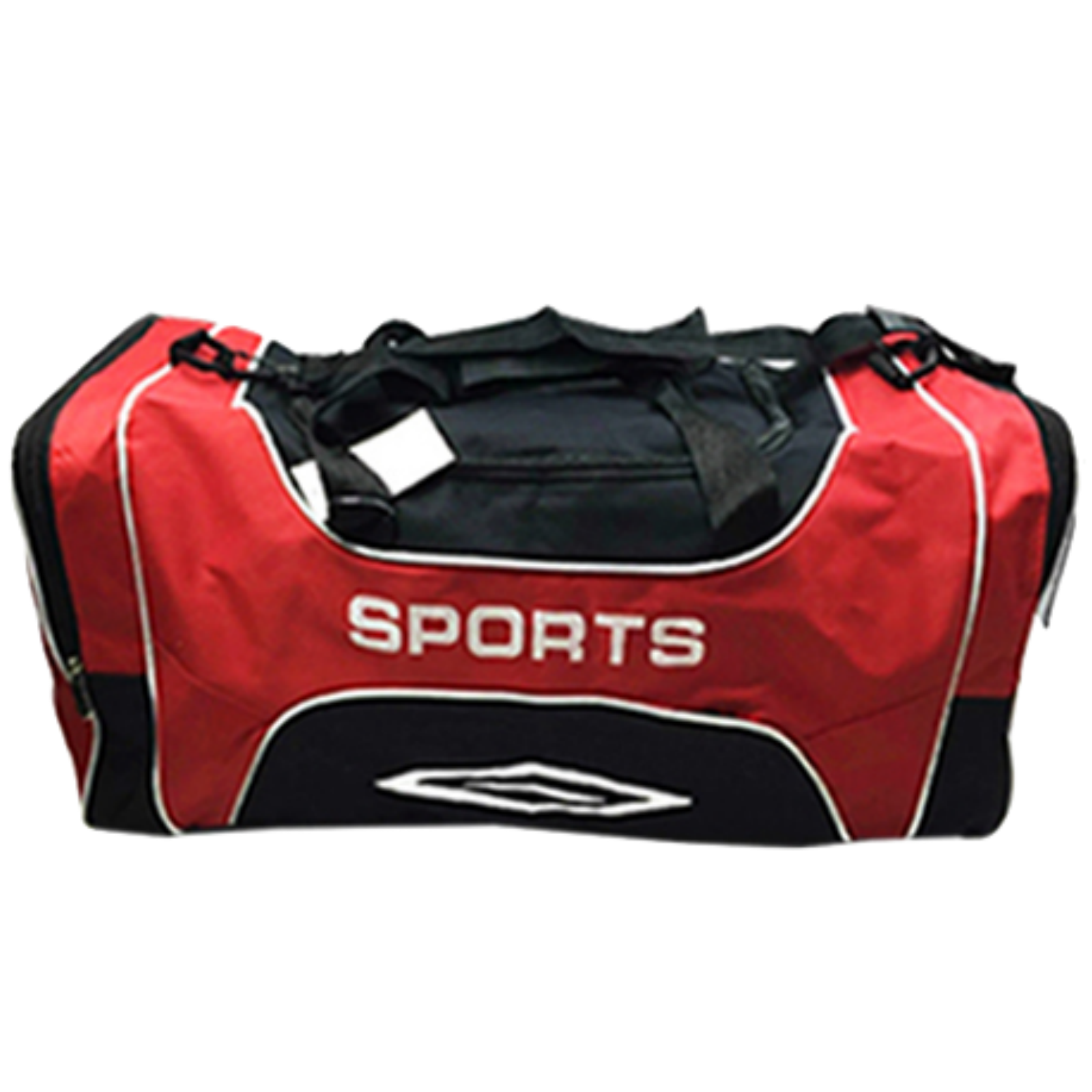 MEDIUM SPORTS BAG With Shoulder Strap Gym Duffle Travel Bags Water Resistant - Red MEDIUM SPORTS BAG With Shoulder Strap Gym Duffle Travel Bags Water Resistant - Red