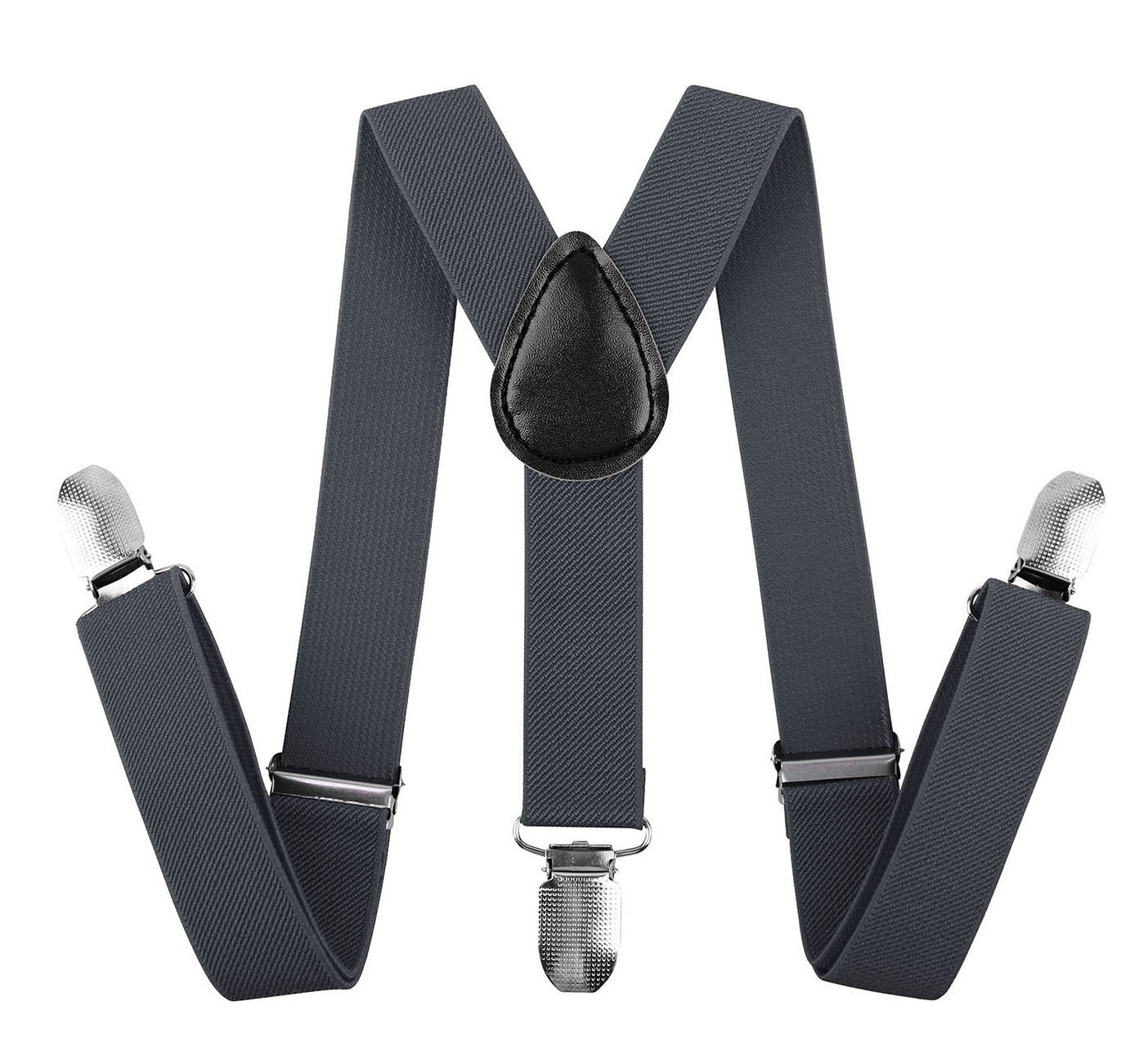 35mm WIDE SUSPENDERS Mens Adjustable Braces Clip On Trouser Elastic Y-Back - Black 35mm WIDE SUSPENDERS Mens Adjustable Braces Clip On Trouser Elastic Y-Back - Black