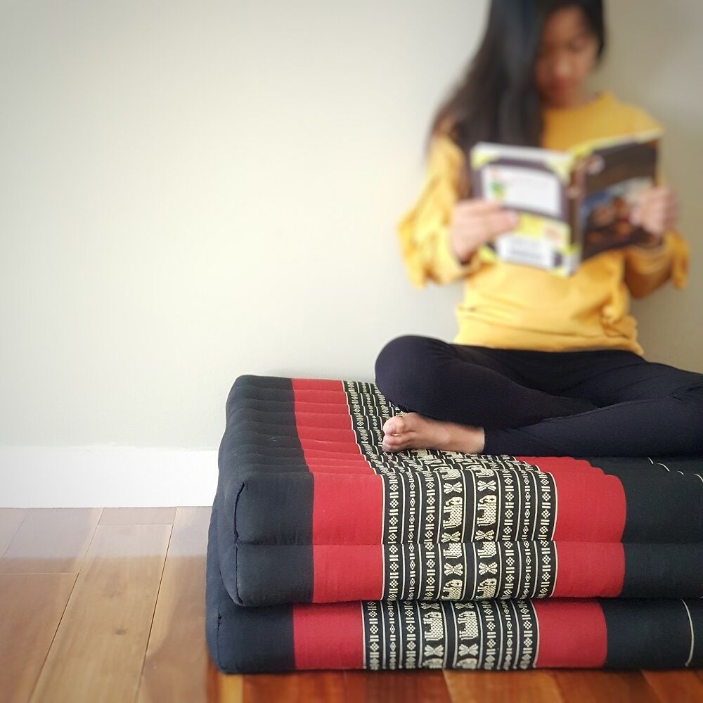 Queen Size Foldable Mattress Natrual Kapok Fibre Filled RedEle Queen Size Foldable Mattress Natrual Kapok Fibre Filled RedEle