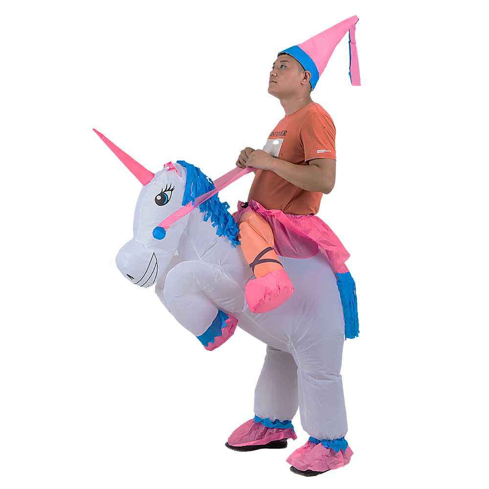 UNICORN Fancy Dress Inflatable Suit -Fan Operated Costume UNICORN Fancy Dress Inflatable Suit -Fan Operated Costume