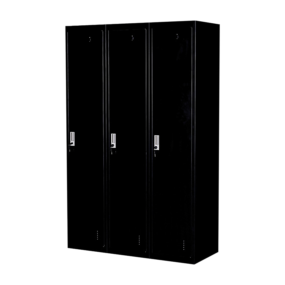 Three-Door Side by Side Office Gym Shed Storage Locker Three-Door Side by Side Office Gym Shed Storage Locker