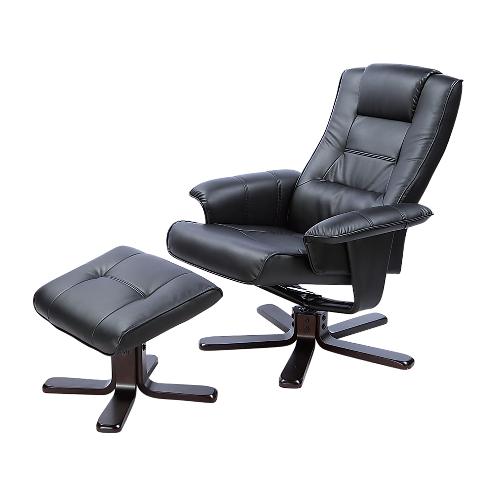 PU Leather Massage Chair Recliner Ottoman Lounge Remote PU Leather Massage Chair Recliner Ottoman Lounge Remote