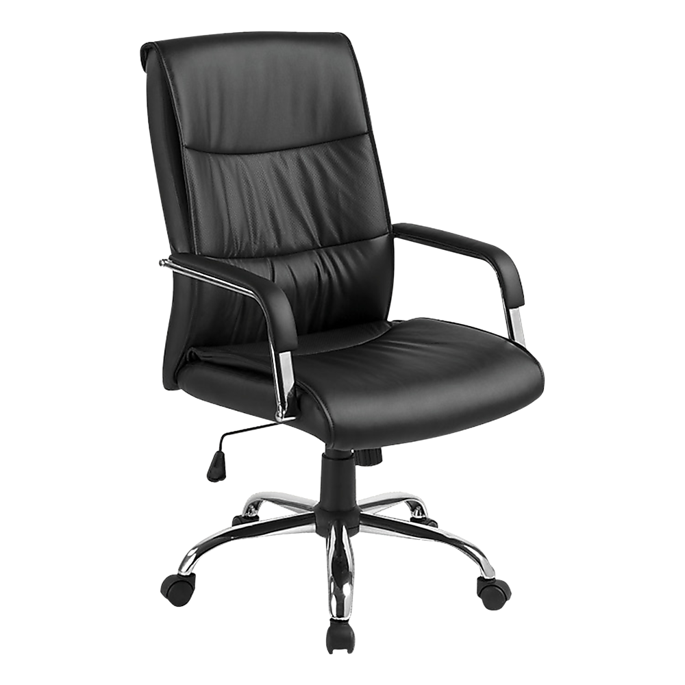 PU Leather Office Chair Executive Padded Black PU Leather Office Chair Executive Padded Black
