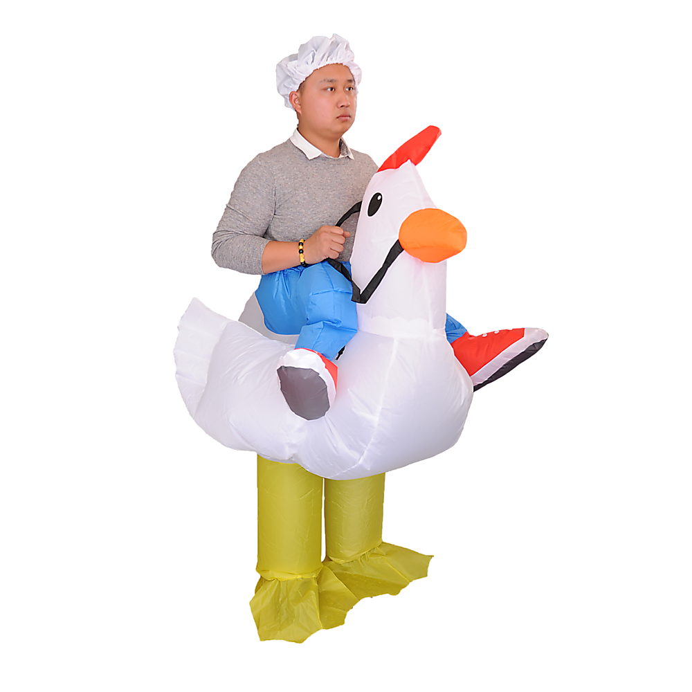 CHICKEN Fancy Dress Inflatable Suit - Fan Operated Costume CHICKEN Fancy Dress Inflatable Suit - Fan Operated Costume