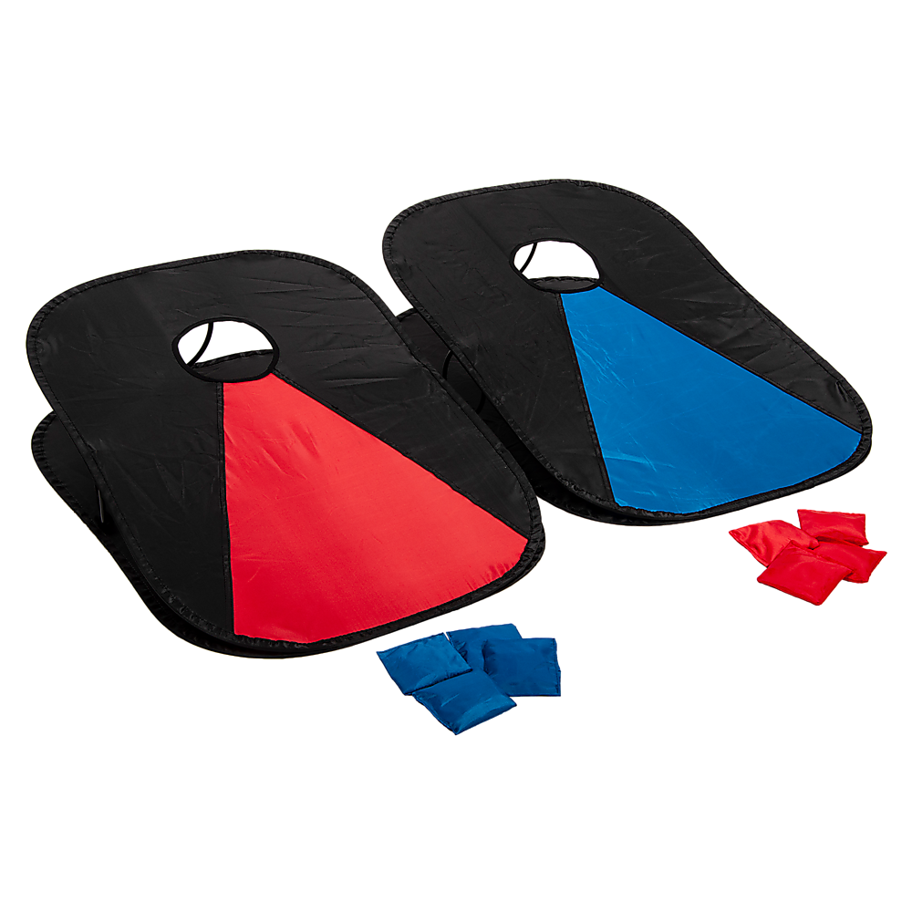 Collapsible Portable Corn Hole Boards With 8 Cornhole Bean Bags, Carry Case Collapsible Portable Corn Hole Boards With 8 Cornhole Bean Bags, Carry Case