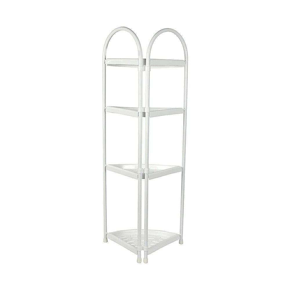 Shower Corner Shelf White Caddy Bathroom Shelves Organiser Bath Storage Rack 4 Shower Corner Shelf White Caddy Bathroom Shelves Organiser Bath Storage Rack 4