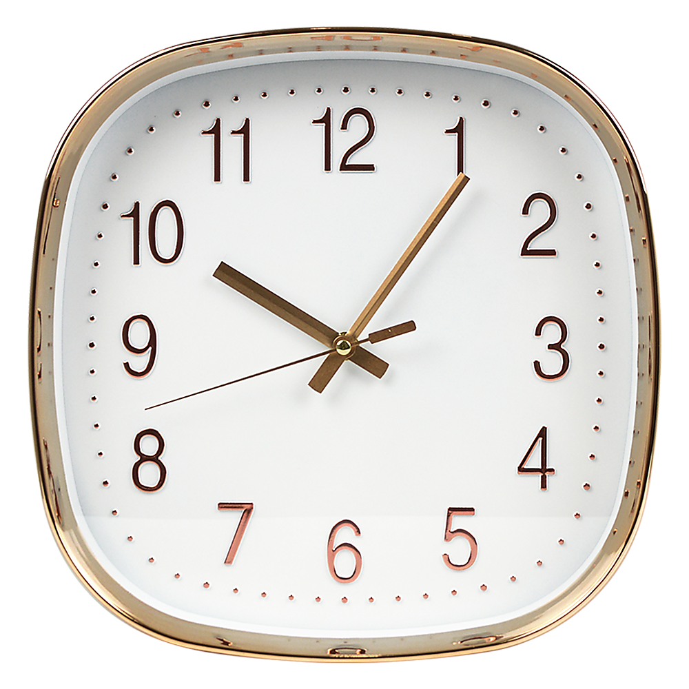 Modern Wall Clock Silent Non-Ticking Quartz Battery Operated Gold Modern Wall Clock Silent Non-Ticking Quartz Battery Operated Gold