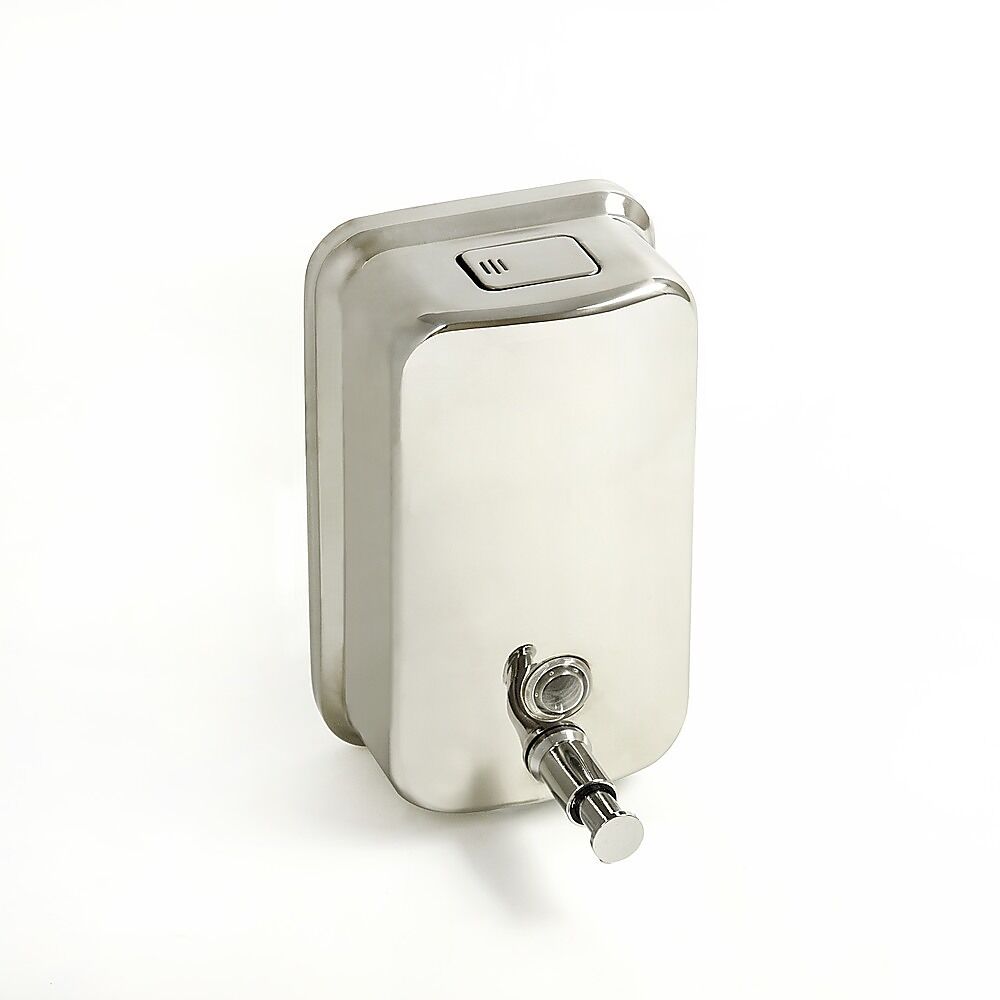 304 Stainless Steel Commercial Liquid Soap Hand Sanitiser Dispenser Wall Mount Bathroom Kitchen Office Hospital Restaurant 1000ml 304 Stainless Steel Commercial Liquid Soap Hand Sanitiser Dispenser Wall Mount Bathroom Kitchen Office Hospital Restaurant 1000ml