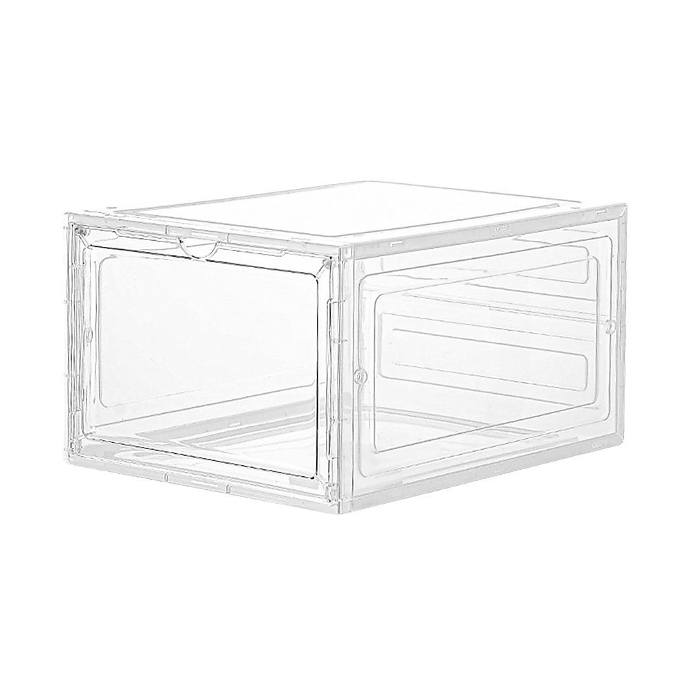 Sneaker Display Case Shoe Storage Organizer Box Stackable Plastic Clear Magnetic Sneaker Display Case Shoe Storage Organizer Box Stackable Plastic Clear Magnetic