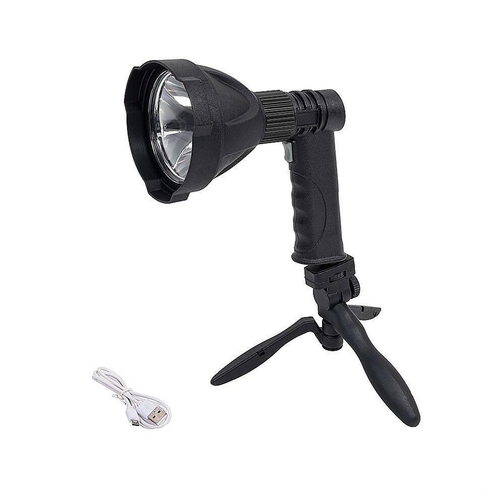 10W Handheld Spot Light Rechargeable LED Spotlight Hunting Shooting 12V 10W Handheld Spot Light Rechargeable LED Spotlight Hunting Shooting 12V