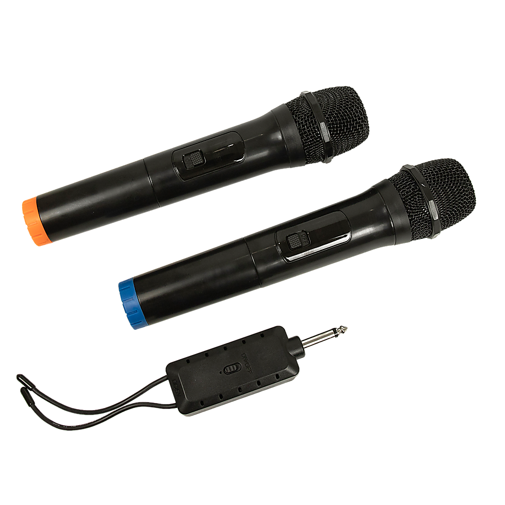 2 x Wireless Microphone Handheld Cordless Professional Mic Karaoke Receiver 2 x Wireless Microphone Handheld Cordless Professional Mic Karaoke Receiver