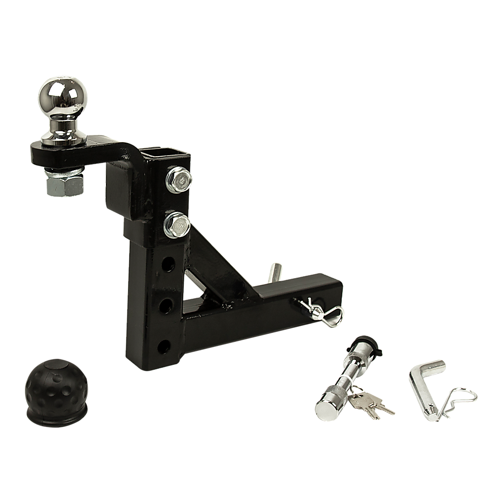 Adjustable Tow Bar Tongue Hitch 50mm Ball Towbar Drop Trailer Caravan 4WD Adjustable Tow Bar Tongue Hitch 50mm Ball Towbar Drop Trailer Caravan 4WD