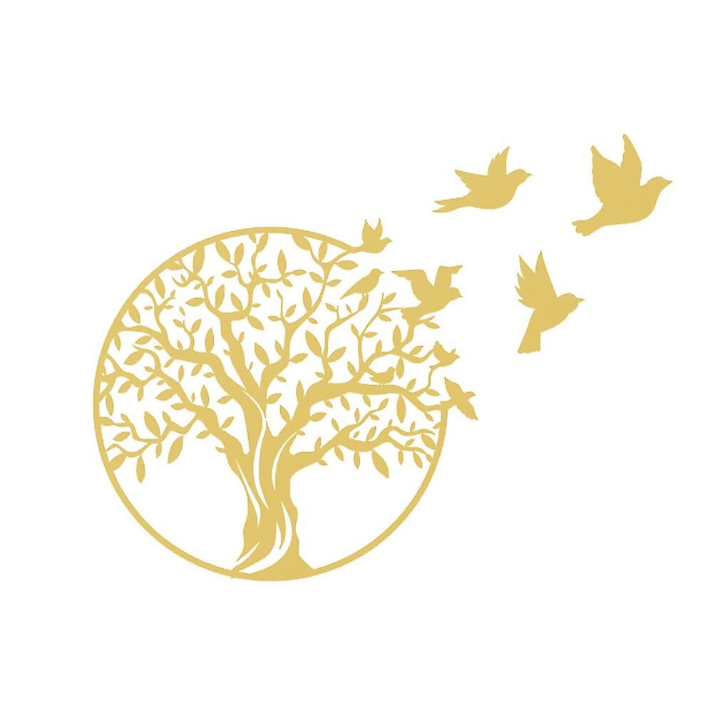 Metal Tree of Life Wall Art 7 Flying Birds Wall Sculpture Metal Tree of Life Wall Art 7 Flying Birds Wall Sculpture