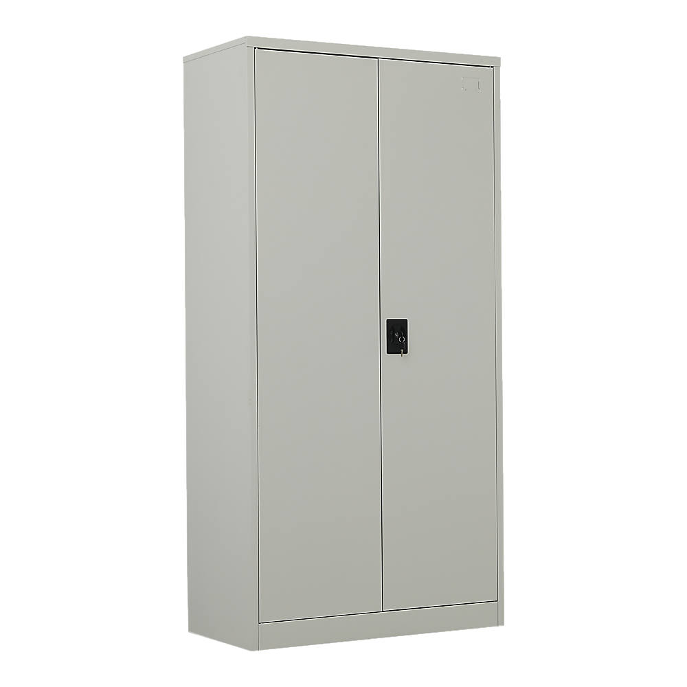 Two-Door Metal Cabinet Shelf Storage for Home Office Gym Two-Door Metal Cabinet Shelf Storage for Home Office Gym