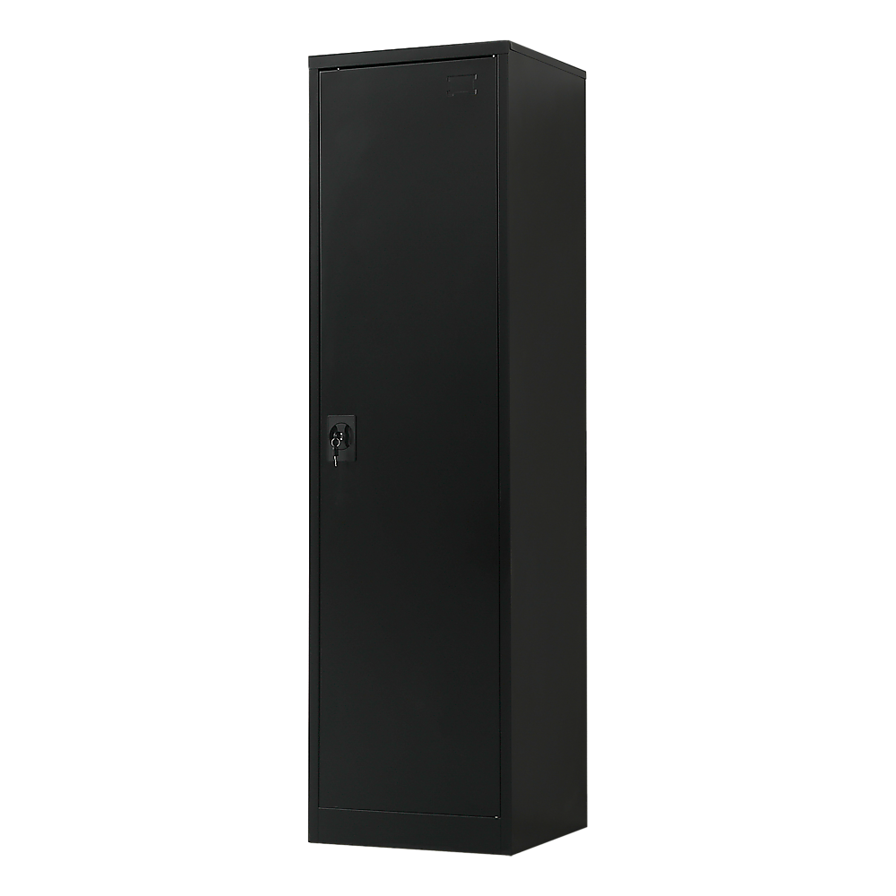 Single-Door Metal Tall Cabinet Shelf Storage for Home Office Gym Single-Door Metal Tall Cabinet Shelf Storage for Home Office Gym