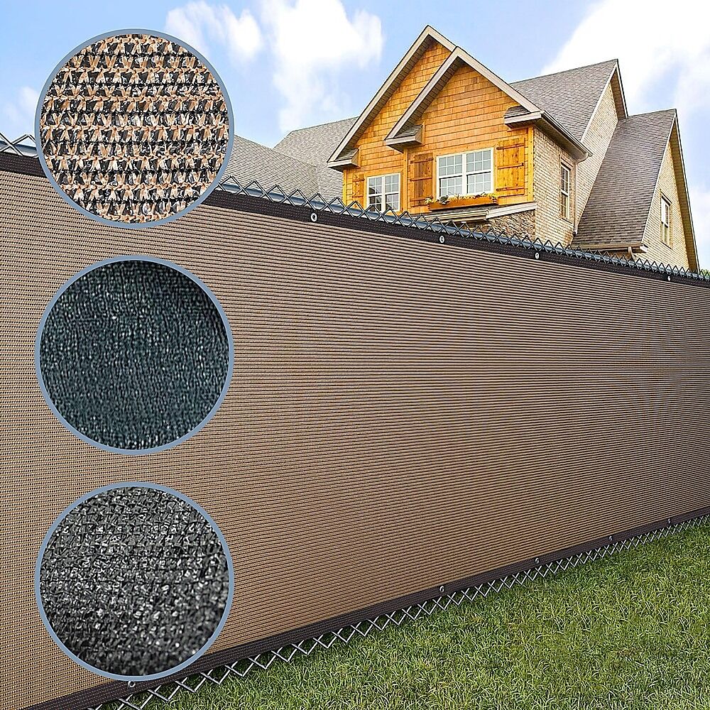 15m x 2m Black Fence Windscreen Privacy Screen Shade Cover Fabric Mesh Garden 15m x 2m Black Fence Windscreen Privacy Screen Shade Cover Fabric Mesh Garden