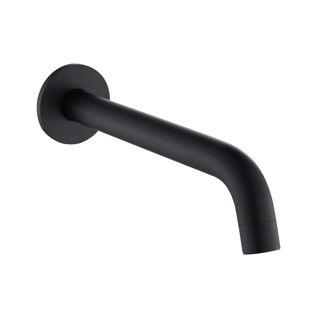 220mm Bath Spout in Matte Black Finish 220mm Bath Spout in Matte Black Finish