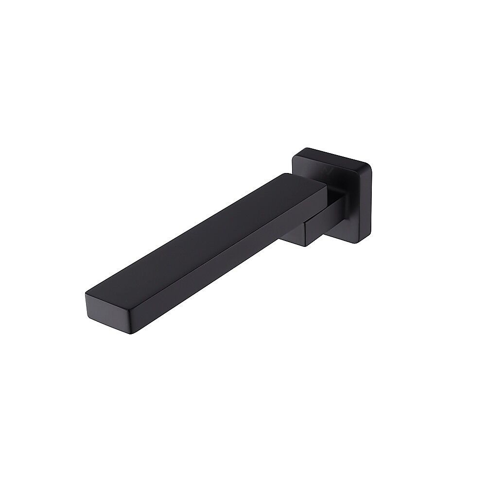 Bath In Wall Swivel Spout in Matte Black Bath In Wall Swivel Spout in Matte Black