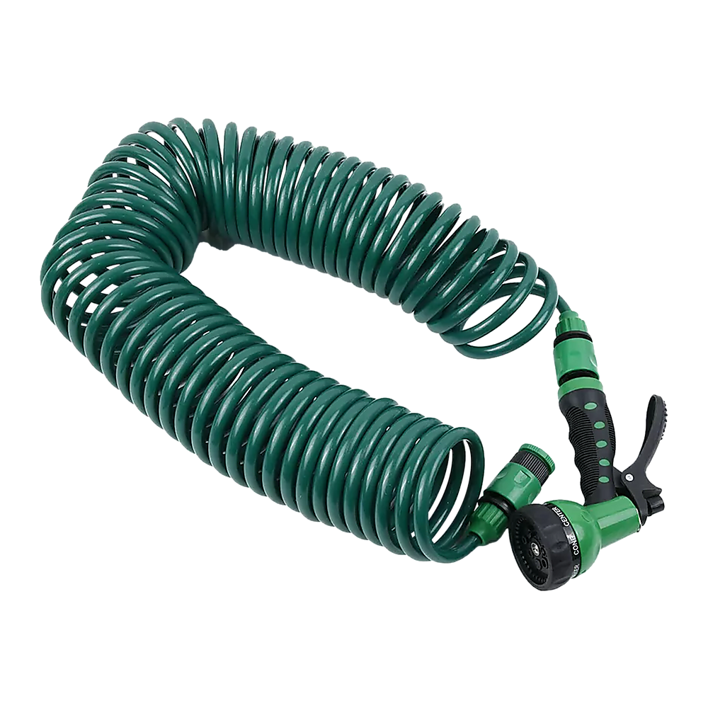 30M Garden Hose Heavy-Duty Coiled Spiral Car Washing Cleaning Water Hose Garden 30M Garden Hose Heavy-Duty Coiled Spiral Car Washing Cleaning Water Hose Garden