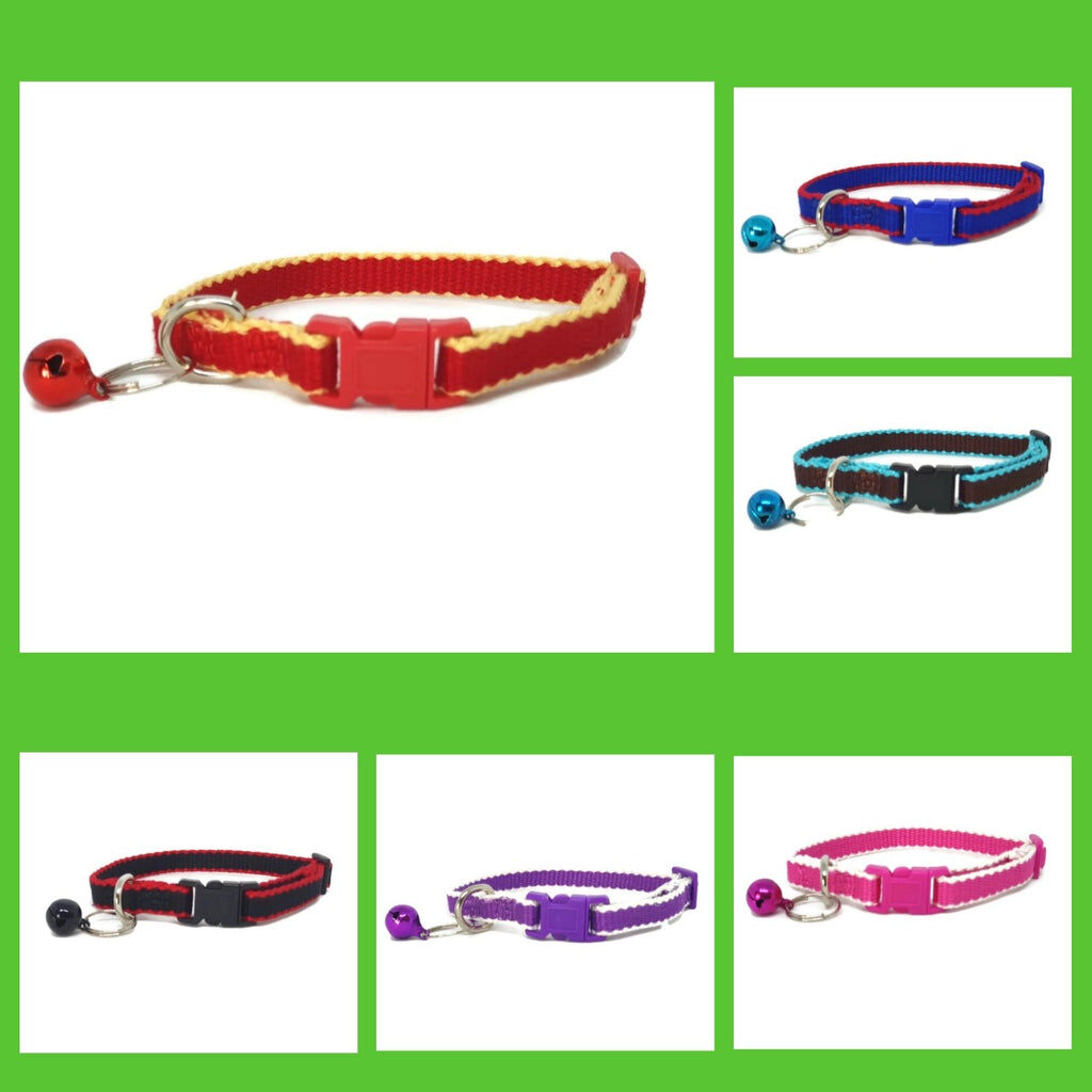 100% Pure Bamboo Fibre Cat Collar Plastic Buckle Pink - Moondidley Pets 100% Pure Bamboo Fibre Cat Collar Plastic Buckle Pink - Moondidley Pets