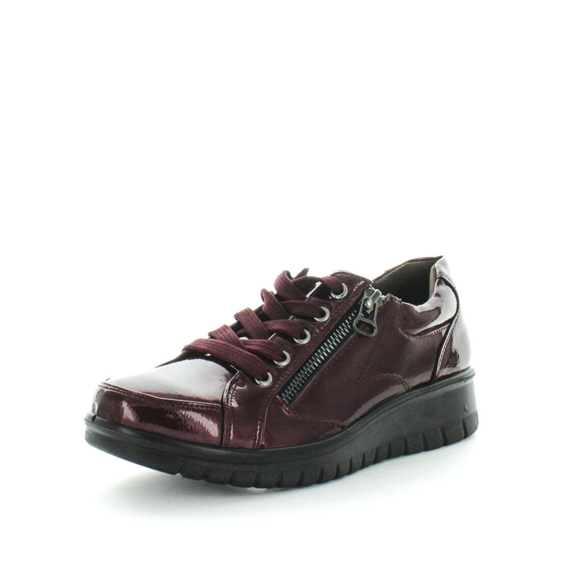 AEROCUSHION Women's MOUSSE Sneakers Wine Patent Shoe 6US AEROCUSHION Women's MOUSSE Sneakers Wine Patent Shoe 6US