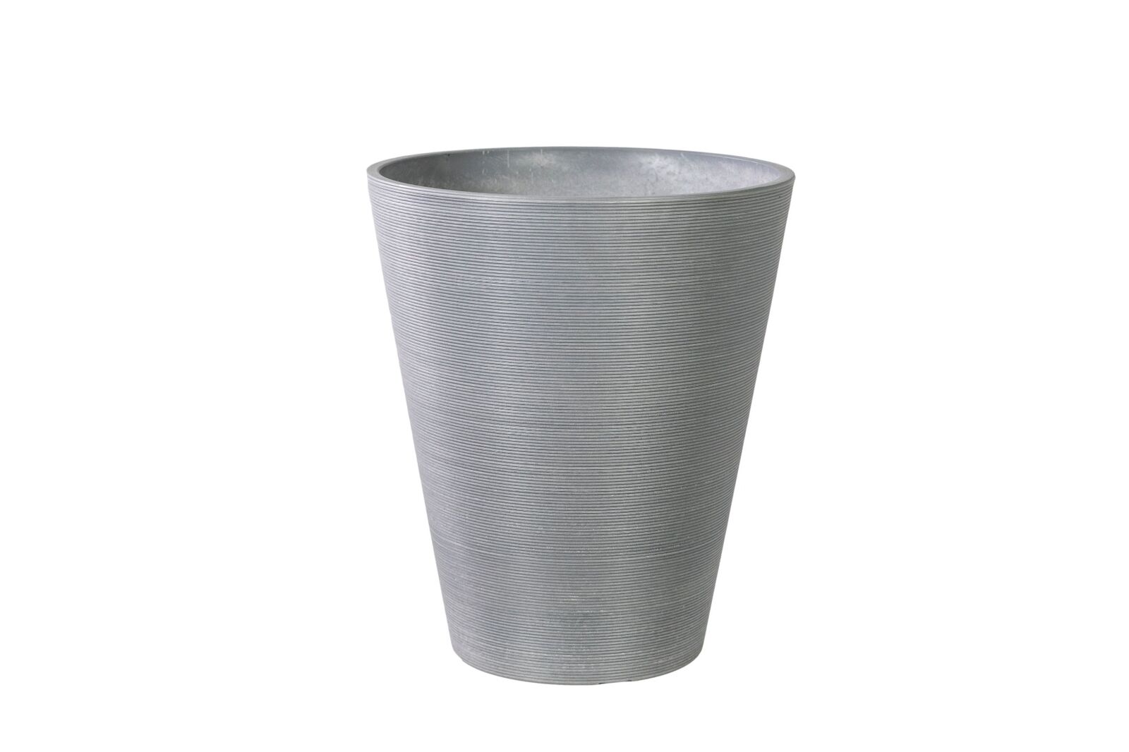 Decorative Textured Round Grey Planter 47cm Decorative Textured Round Grey Planter 47cm