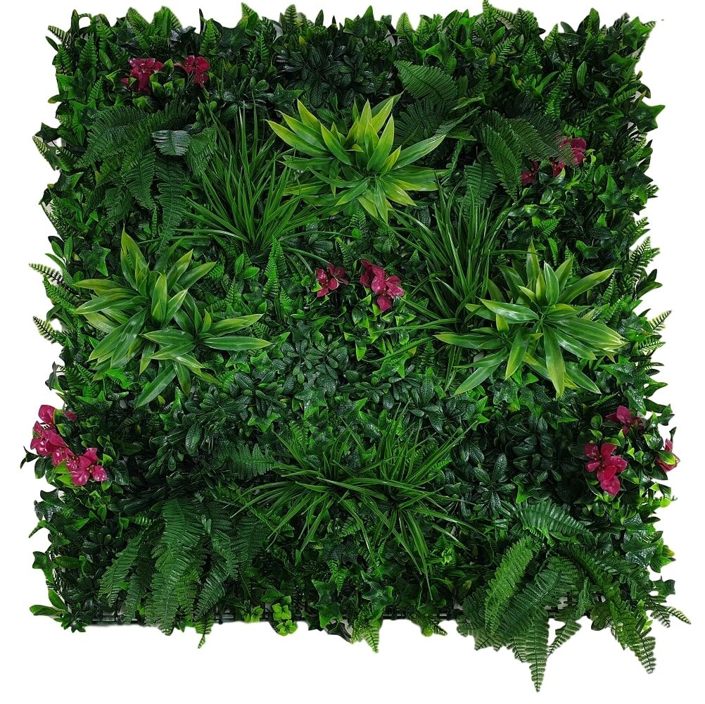 Flowering Lilac Vertical Garden / Green Wall UV Resistant 100cm x 100cm Panel Flowering Lilac Vertical Garden / Green Wall UV Resistant 100cm x 100cm Panel
