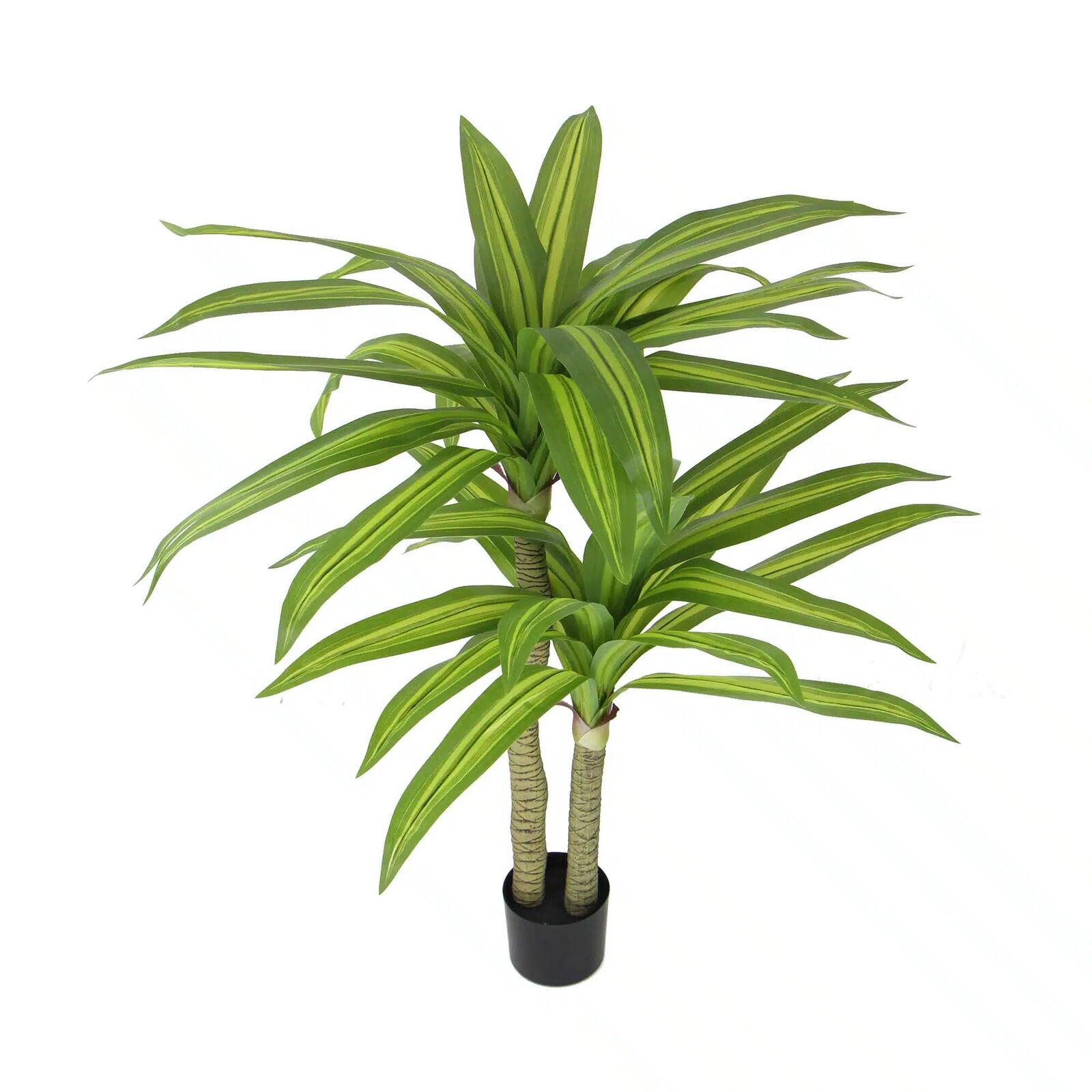 Artificial Multi Head Dracaena Tree With Mixed Green Leaves (Real Touch) 130cm Artificial Multi Head Dracaena Tree With Mixed Green Leaves (Real Touch) 130cm