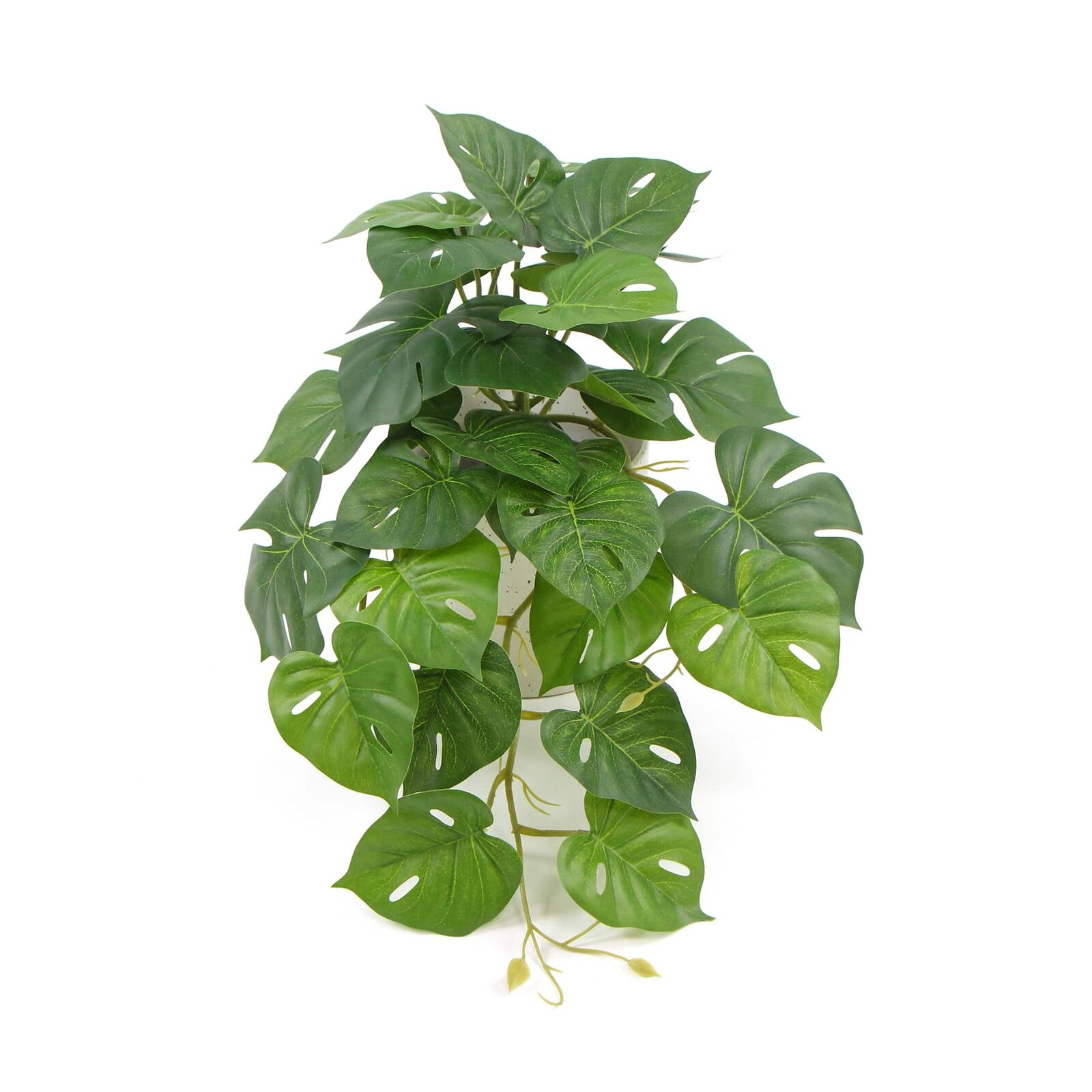 Decorative Ceramic Bowl Potted Artificial Monstera Plant 30cm Decorative Ceramic Bowl Potted Artificial Monstera Plant 30cm