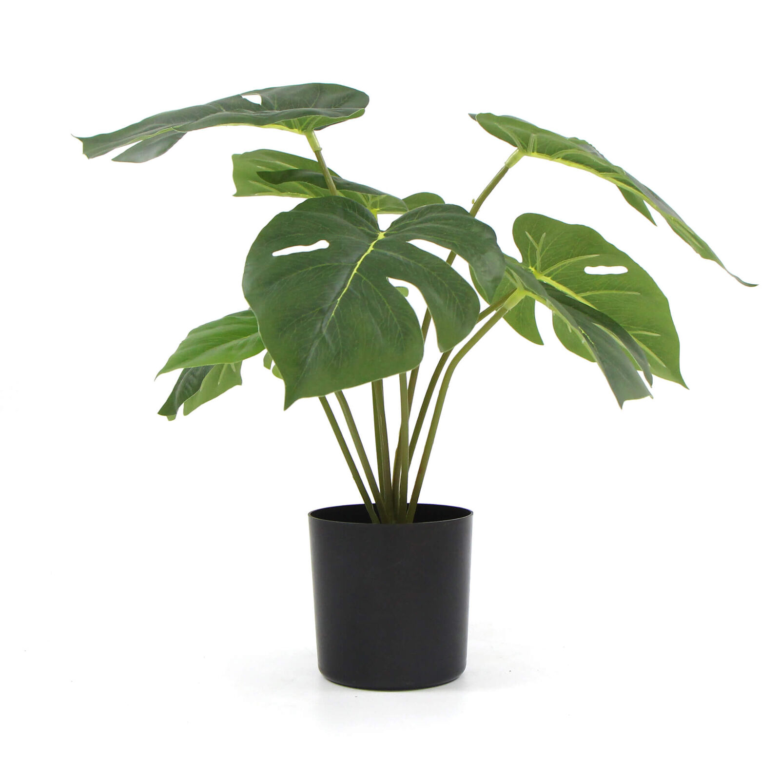 Potted Artificial Split Philodendron Plant With Real Touch Leaves 35cm Potted Artificial Split Philodendron Plant With Real Touch Leaves 35cm