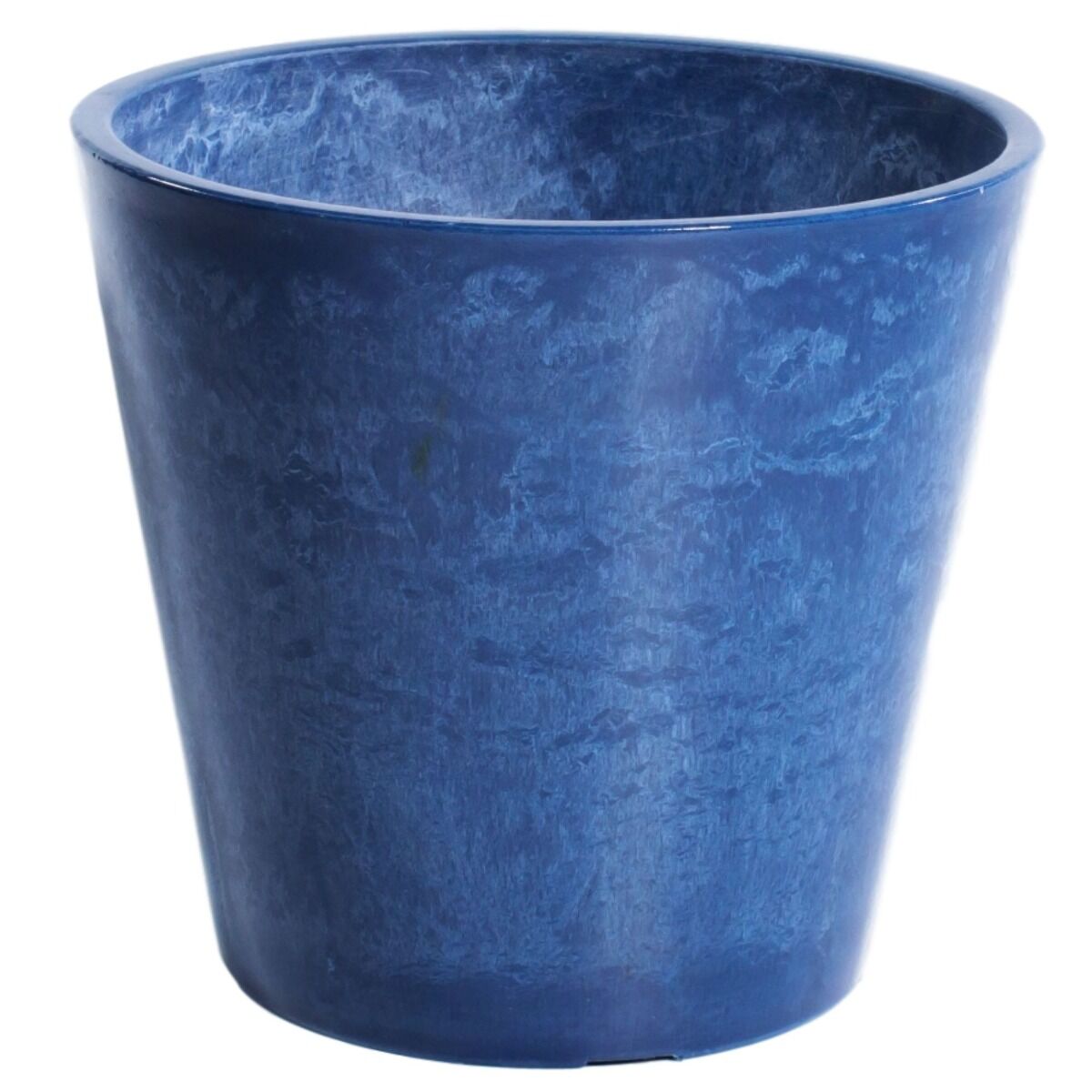 Glossy Blue Garden Pot 25cm Glossy Blue Garden Pot 25cm