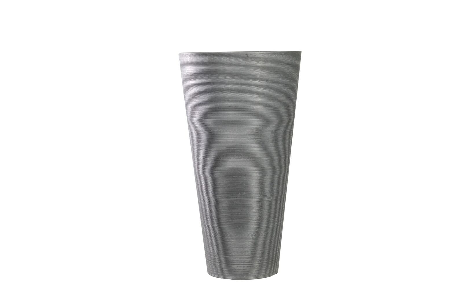 Decorative Large Modern Grey Round Black Planter 71cm Decorative Large Modern Grey Round Black Planter 71cm