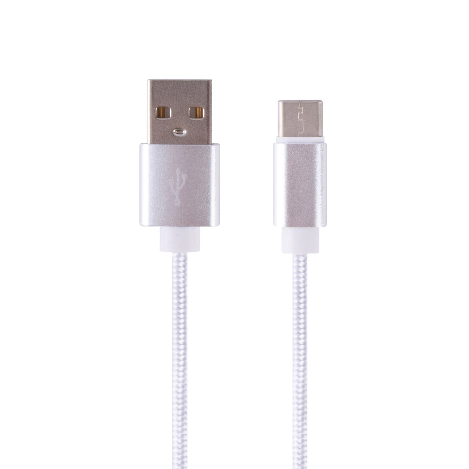 1M Charge & Sync USB A to USB C Braided Cable 1M Charge & Sync USB A to USB C Braided Cable