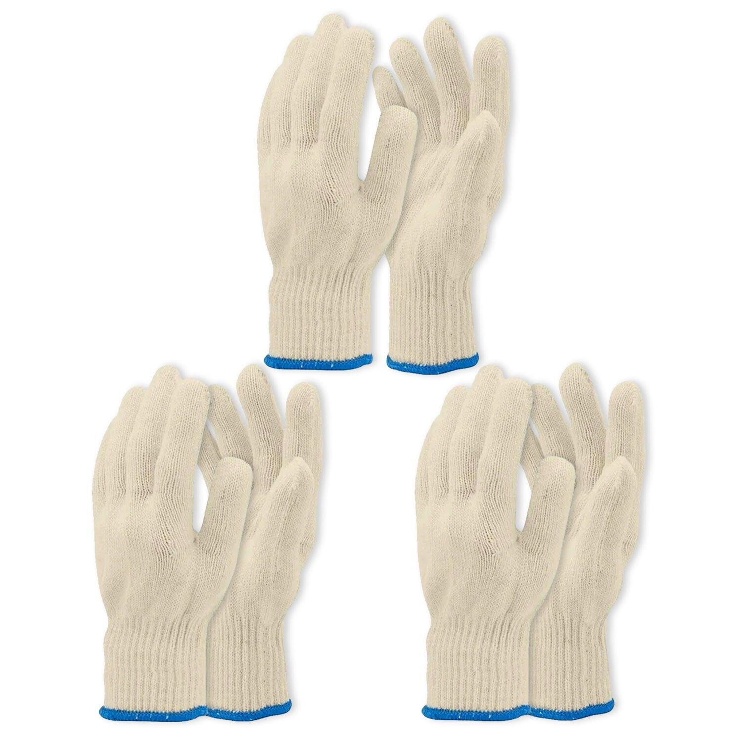 3 Pairs Oven Mitt BBQ Grill Gloves Heat Resistant Kitchen Hot Cooking Surfaces 3 Pairs Oven Mitt BBQ Grill Gloves Heat Resistant Kitchen Hot Cooking Surfaces